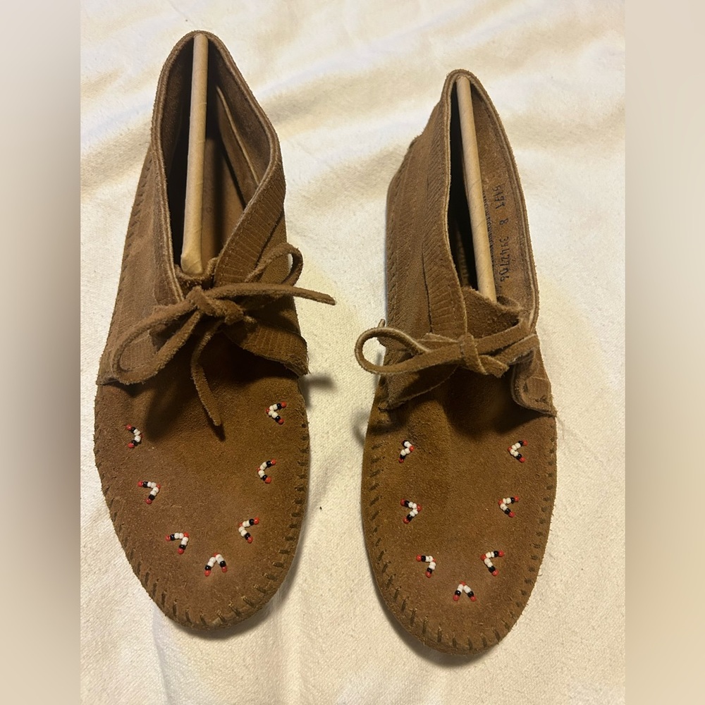 Minnetonka ankle moccasins